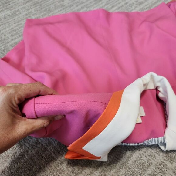 Maeve by Anthropology women's color block blazer jacket pink size M - Picture 11 of 11